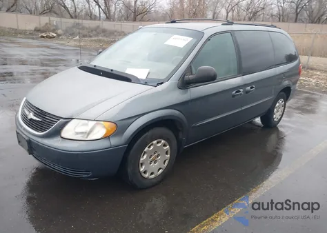 2002 Chrysler Town & Country Lx z USA, uszkodzony, nr VIN 2C4GP44392R748082